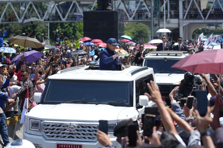 Inilah mobil yang membawa Prabowo ke pelantikan presiden di gedung MPR/DPR